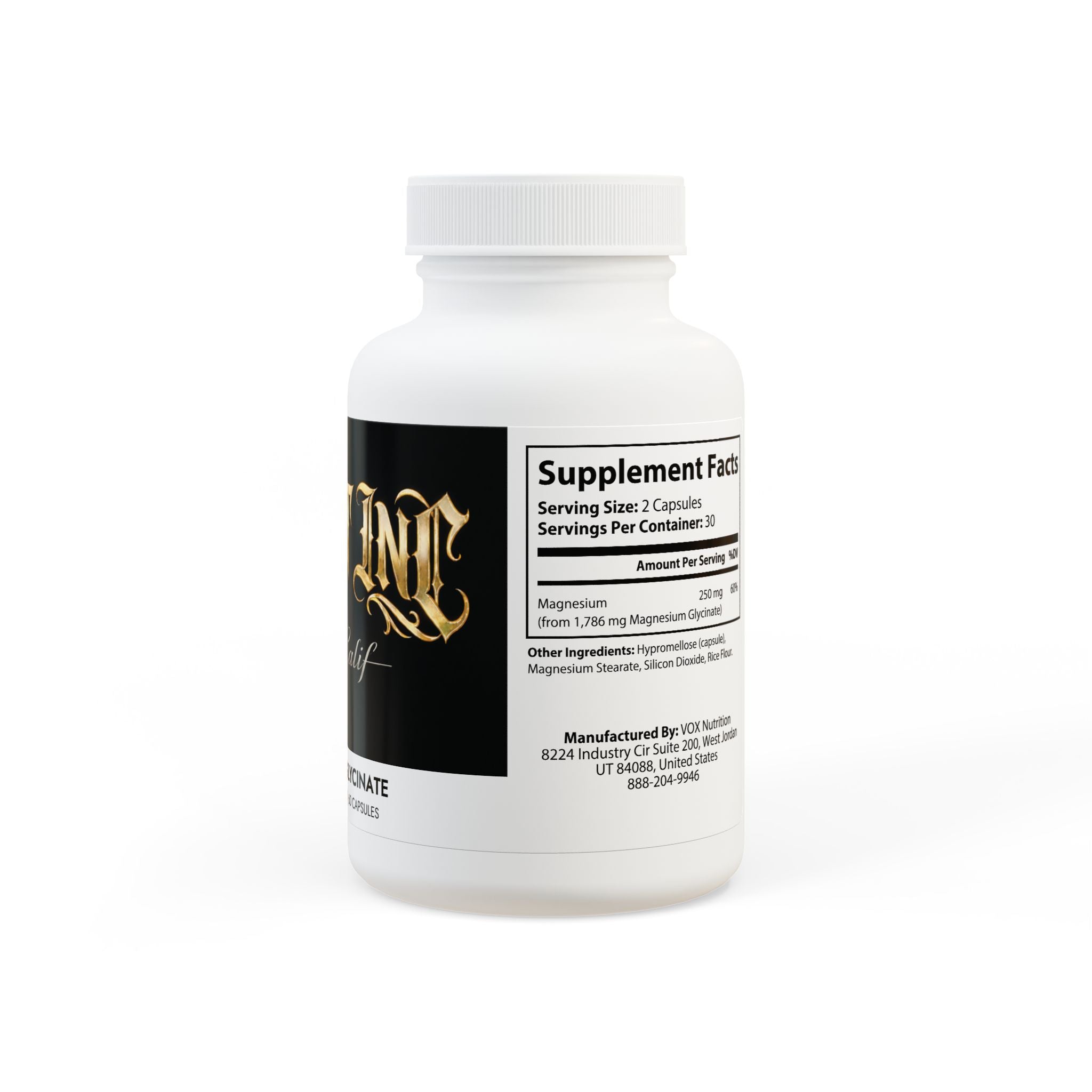 Fighters FUEL - Magnesium Glycinat Ergänzung (60 Kapseln)