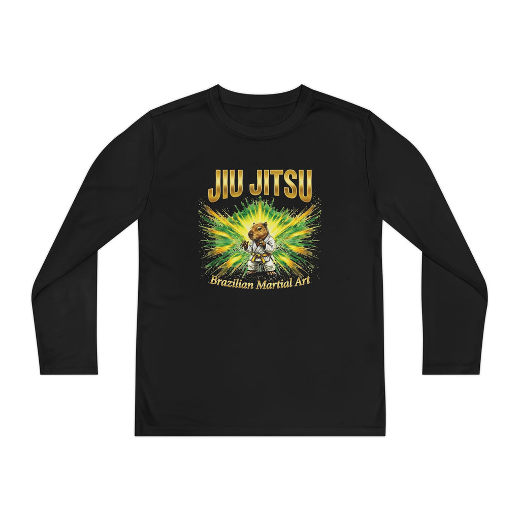 Capibara Fighter - Youth Long Sleeve Competitor Tee