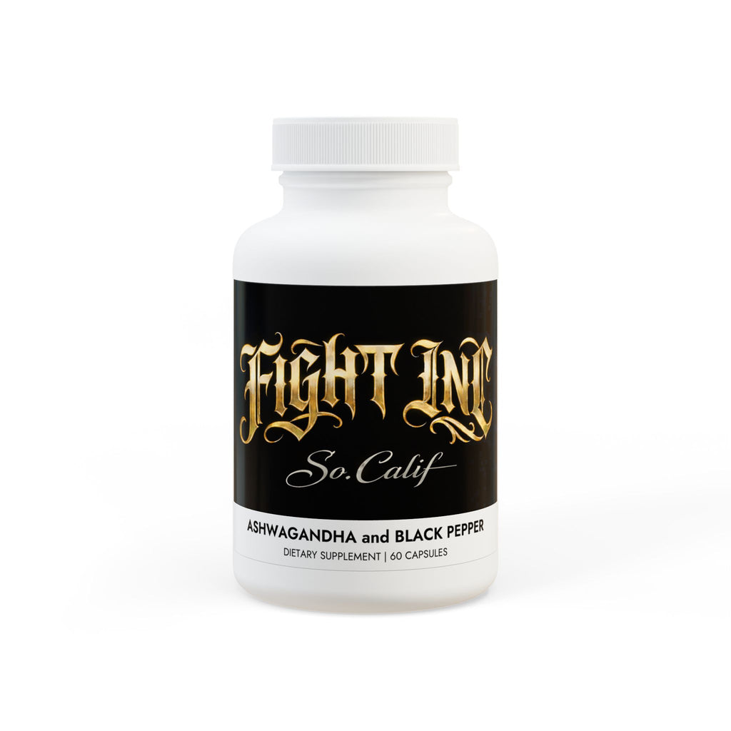 Fighters FUEL - Ashwagandha und Schwarzer Pfeffer Ergänzung (60 Kapseln)