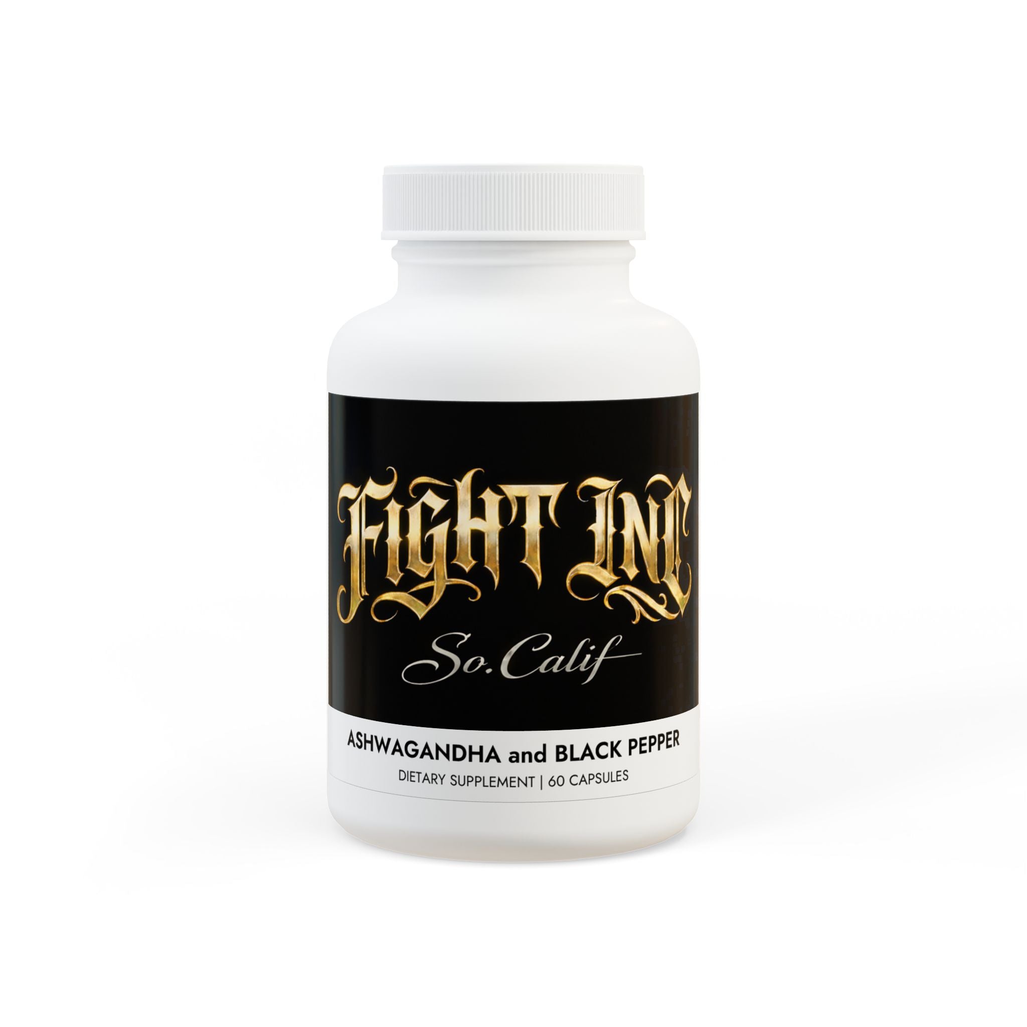 Fighters FUEL - Ashwagandha und Schwarzer Pfeffer Ergänzung (60 Kapseln)